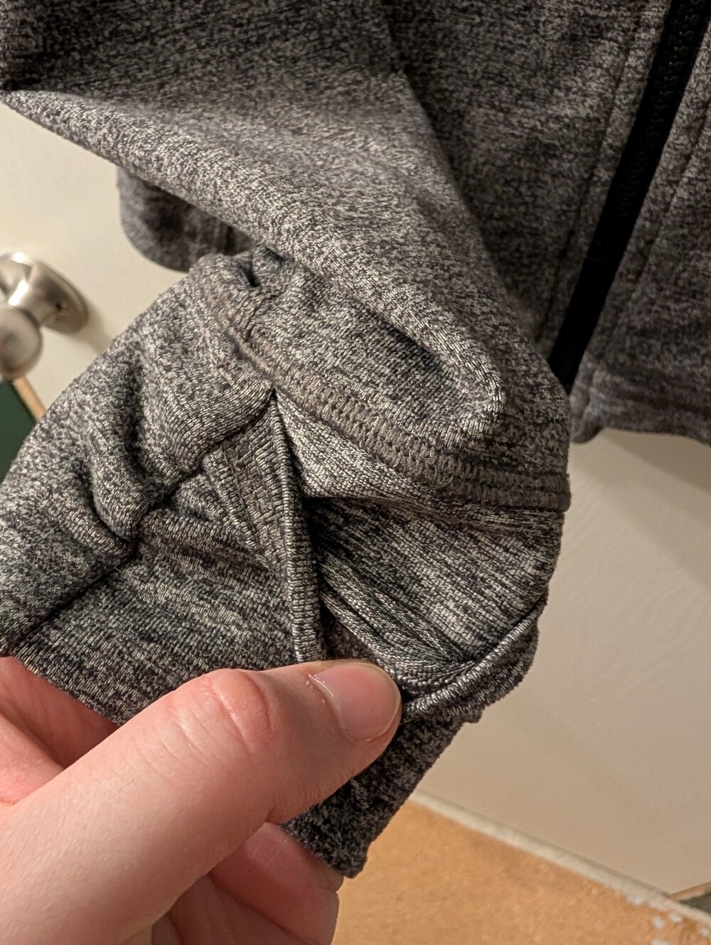Lululemon Define Jacket, Heathered Grey, Size 8 - Picture 6 of 7